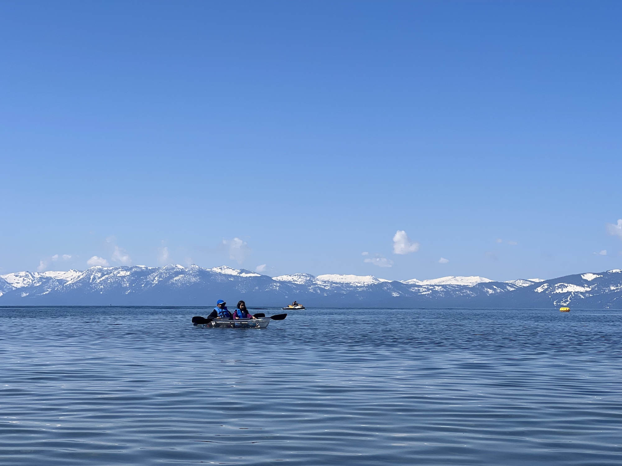 Kayak on Lake Tahoe